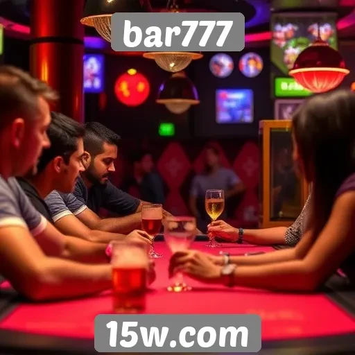 Interação e comunidade de jogadores no bar777
