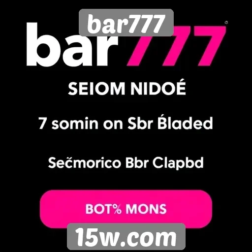 Promoções e bônus atraentes no bar777